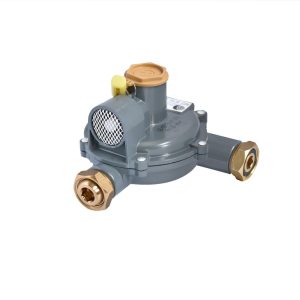 Regulador R4 UPSO 90° Acción Directa Única Etapa GN  23 – 25 mbar G 3/4 h SC x G 3/4 h  JP   2.5 m³/ h GN