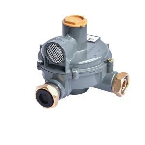 Regulador R7 UPSO 90° Acción Directa Única Etapa GN  23 – 25 mbar G 3/4 h SC x G 3/4 h  JP   6 m³/ h GN