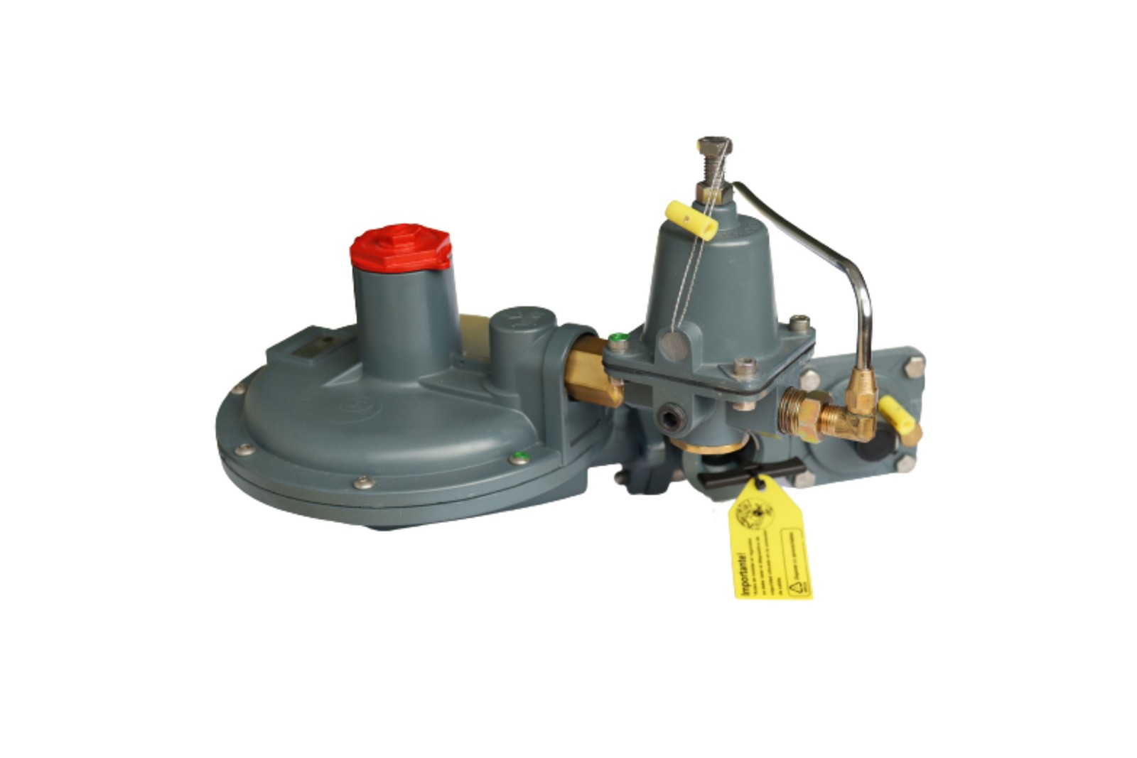 Regulador R50 OPSO Pilotado Acción Indirecta Primera Etapa GN  350 mbar 1” NPT h x 1” NPT h 70 m³/ h GN