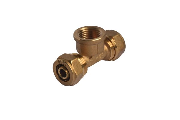 Conector PE(X)ALPE(X) Tee  PE AL PE 1216 X 1/2" NPT h