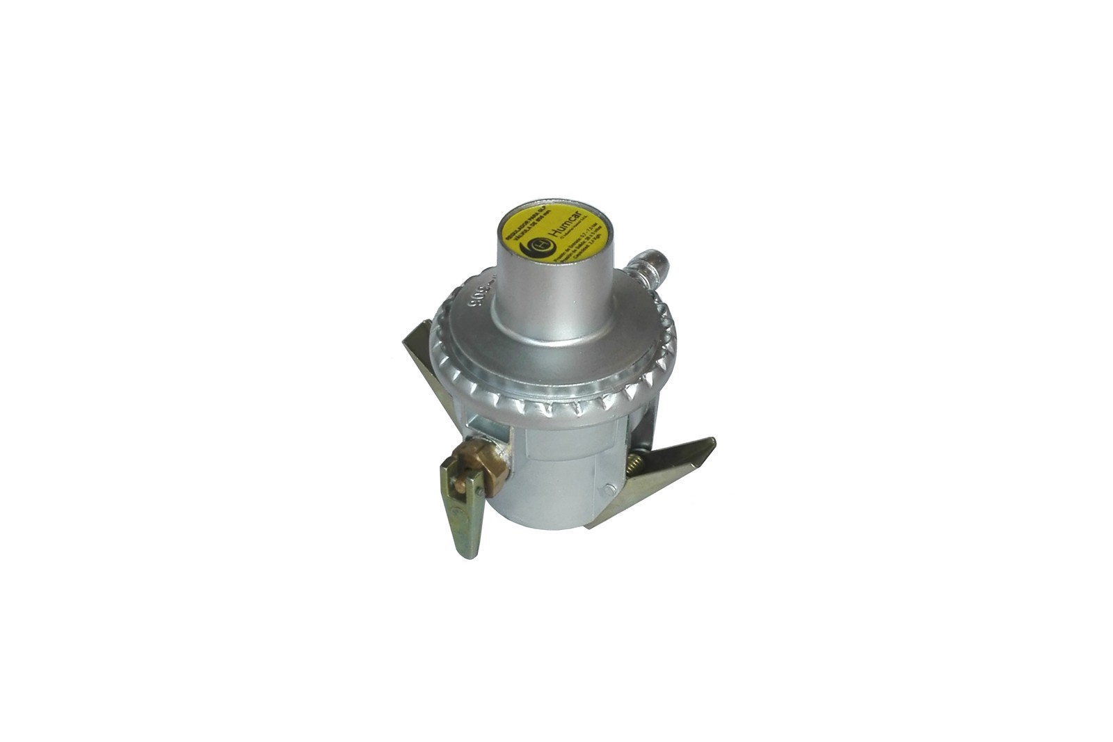 Regulador R102 Acción Directa Única Etapa GLP  28 mbar Acople Rápido Ø35 mm x Acople Manguera 3/8” 64792  BTU/h GLP